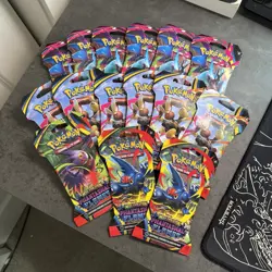 Pokemon TCG Mega Evolution Phantasmal Flames Booster Packs Factory Sealed 15x - Image 1