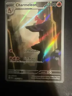 Charmeleon 169/165 Scarlet & Violet 151 Pokemon TCG Illustration Rare IR Rare !! - Image 1