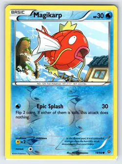 Magikarp 19/98 2015 XY Ancient Origins Pokemon Card Reverse Holo Common - Vlp - Image 1
