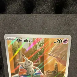 Mimikyu SVP 075 Paldean Fates Black Star Promo Full Art Pokemon - Image 5