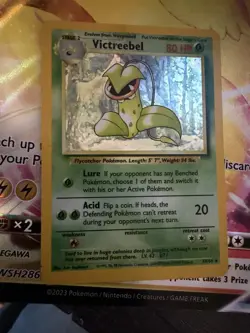Pokemon TCG Victreebel Jungle 14/64 Holo Unlimited Misprint MP - Image 2