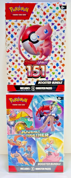 POKEMON TCG - SCARLET & VIOLET 151 + SURGUNG SPARKS BOOSTER BUNDLE BOX SEALED - Image 3