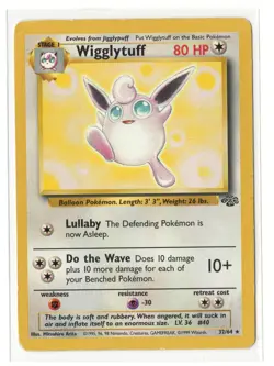 Pokemon TCG - Wigglytuff - Jungle 32/64 - Unlimited Rare - LP - Image 1