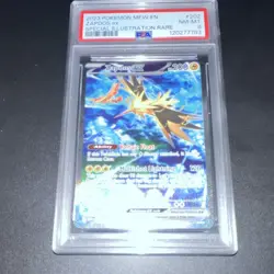 Pokemon Zapdos EX Special Illustration Rare 202/165 SV151 Holo PSA 8 2023 Engli… - Image 1