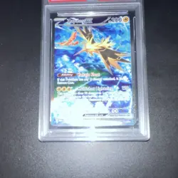 Pokemon Zapdos EX Special Illustration Rare 202/165 SV151 Holo PSA 8 2023 Engli… - Image 2