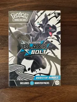New Sealed Pokemon TCG Scarlet & Violet Black Bolt Booster Bundle Box 6 packs - Image 1