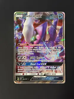 Pokemon Burning Shadows Darkrai GX 088a/147 Holo Alternate Art Promo - Near Mint - Image 1