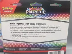 Pokemon TCG Prismatic Evolutions 3-Booster Tech Sticker Collection Lot of 3 - Image 2