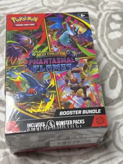 Pokemon TCG: Phantasmal Flames Booster Bundle – 6 Booster Packs – Factory Sealed - Image 1