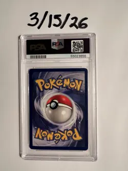 Pokemon Base Set Shadowless Squirtle 63/102 PSA 5 Common 1999 - Image 2