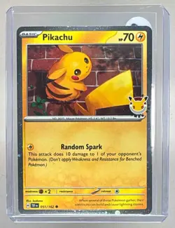Pikachu 2024 Pokemon Temporal Forces #051 Pokemon Day 2026 Promo D2 - Image 1