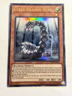 Cyber Dragon Herz - CYHO-EN015 - Ultra Rare Unlimited Ed Yugioh - LP - Image 1