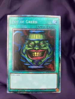 POT OF GREED- 1ST EDITION STARLIGHT RARE MP25-EN050 YUGIOH! NM - Image 4