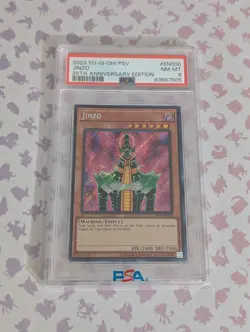 Yugioh Jinzo 25th Anniversary PSV-EN000 PSA 8 - Image 1