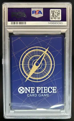 2026 One Piece Azure Sea's Seven Dracule Mihawk Manga Alt Art #OP14-119 PSA 10 - Image 2