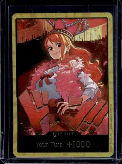 2025 One Piece EN Don!! Card Nami Gold #NNO - Image 1