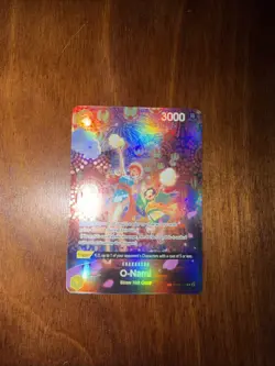 One Piece O-Nami SP Alternative Art Card OP06-101 English - Image 1
