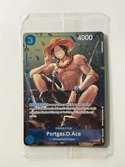 Portgas.D.Ace P-074 OP13 One Piece TCG TS-02 Tin Promo New & Sealed - Image 1