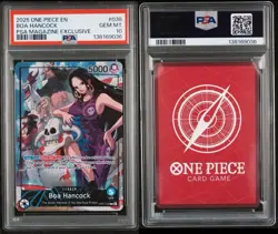 2025 ONE PIECE PROMOS PSA MAGAZINE EXCLUSIVE #038 BOA HANCOCK PSA 10 - Image 1