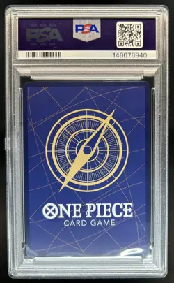 2026 One Piece Azure Sea's Seven Dracule Mihawk Manga Alt Art #OP14-119 PSA 10 - Image 2
