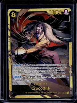 2026 One Piece Azure Sea's Seven Crocodile Secret Rare #OP14-120 - Image 1