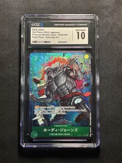 One Piece TCG - Hody Jones OP06-034 SR Alternate Art - Japanese - CGC 10 - Image 1