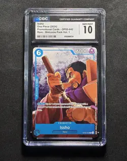 One Piece TCG - Issho OP05-042 R - Welcome Pack Vol. 1 - English - CGC 10 - Image 1