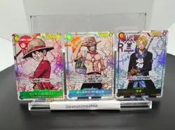 Sabo Luffy Ace SEC Parallel OP13-118 Japanese ONE PIECE Carrying on His Will - Image 1