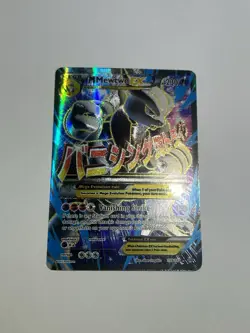 Pokemon TCG Mega Mewtwo EX Full Art Ultra Rare Holo Card 159/162 Breakthrough - Image 1