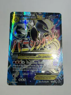 Pokemon TCG Mega Mewtwo EX Full Art Ultra Rare Holo Card 159/162 Breakthrough - Image 2