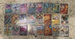 HUGE 24 Card Lot Pokemon TCG Random Full Art, EX, Vs, V Star, Promos All NM - Image 1