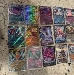 HUGE 24 Card Lot Pokemon TCG Random Full Art, EX, Vs, V Star, Promos All NM - Image 2