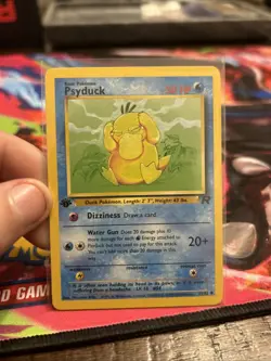 Pokemon TCG Team Rocket #65/82 Psyduck 1st Edition Card - Image 1