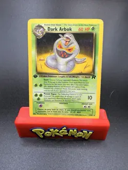 Dark Arbok - 19/82 - Pokemon Team Rocket 1st Edition Rare Card WOTC MP - Image 1