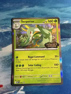 Serperior MEP 064 Prerelease Stamped Promo - Pokemon Card Perfect Order - NM - Image 1