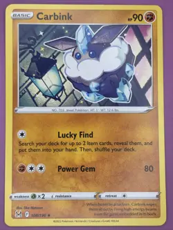 Carbink 108/196 Lost Origin Regular Finish Pokemon Card - Image 1