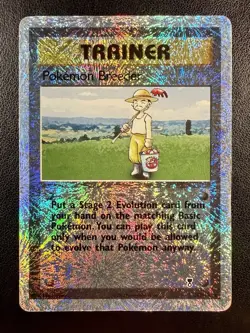 Pokemon Breeder-102/110-Legendary Collection Reverse Holo Rare Pokemon Card MP+ - Image 1