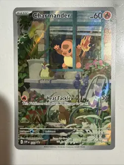 Charmander SVP 044 Promo Illust. Rare Holo Pokemon Card NM/M Scarlet & Violet - Image 1