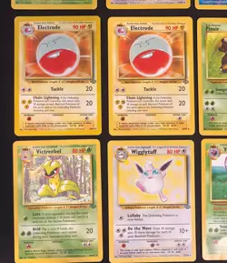 Vintage Rare Pokemon Card Lot - 1999 WotC Jungle Set Non Holo Collection - Image 3