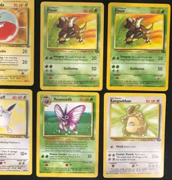 Vintage Rare Pokemon Card Lot - 1999 WotC Jungle Set Non Holo Collection - Image 5