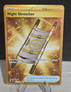 Night Stretcher Hyper Rare SV08: Surging Sparks 251/191 Pokemon Card NM - Image 1