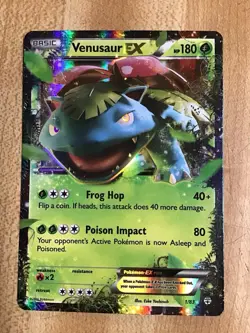 Pokemon Venusaur EX Generations Ultra Rare Holo Full Art 1/83 Card - Image 1