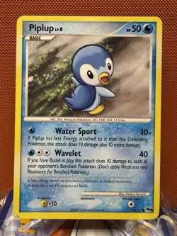 Piplup | Pokemon Trading Card | 16/17 | 2009 | Basic #1055 - Image 1