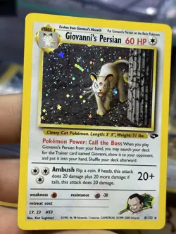Giovanni's Persian 8/132 Brock's Rhydon Gym 2000 Vintage Pokemon Card Lot WOTC - Image 5