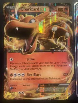 Charizard JUMBO Oversized Card Lot of 3x - HP/DMG – 11/106, SM60, SM195 - Image 3