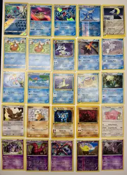 45 Vintage Pokemon Cards LP -MP Fossil, E-Reader, 1st Editions, Holo, Reverse - Image 1