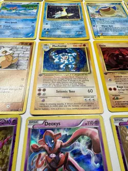 45 Vintage Pokemon Cards LP -MP Fossil, E-Reader, 1st Editions, Holo, Reverse - Image 2