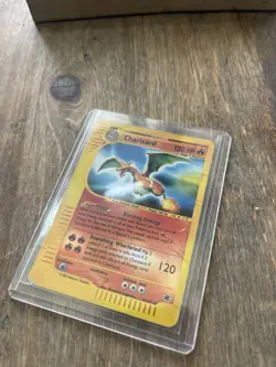 Charizard Expedition Base Set Reverse Holo Card 006/165 DMG/HP - Image 1