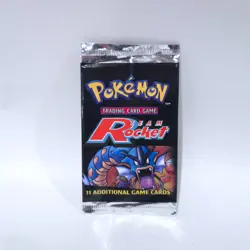Pokemon WOC06174 TCG Team Rocket Booster Pack - ORIGINAL SLEEVE ONLY NO CARDS 742818061766 - Image 1