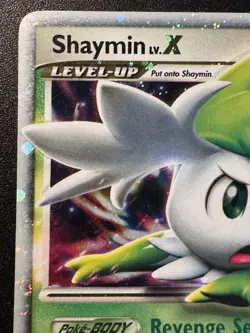 Shaymin LV.X 127/127 Platinum Pokemon Card Holo Foil Rare MP - Image 3